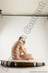 Sitting reference poses of Florian